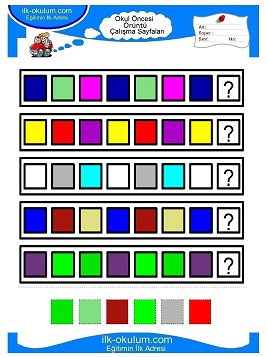 Çocuklar İçin toplam işlemi yaprak testleri 
